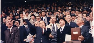 President Kennedy on Opening Day, 1961