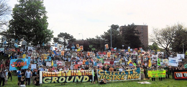 My Day of Avoiding Arrest at Albany Bomb Train Protest